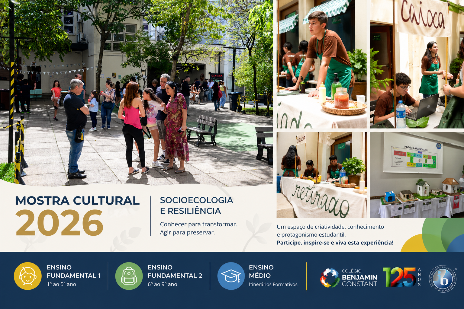 Painel da Mostra Cultural 2026